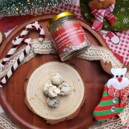 White Chocolate Cranberry Hazelnut Rocks - 9pcs